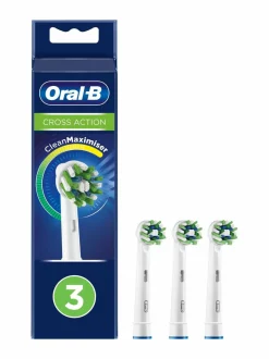 Hampaidenhoito<Oral-B CrossAction CleanMaximiser -vaihtoharjat 3-pack WHITE