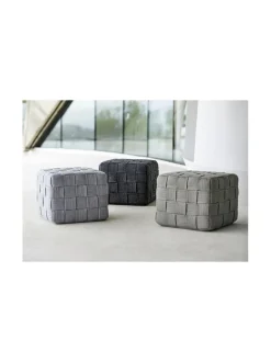 Puutarhakalusteet & Pehmusteet<Cane-Line Cube -rahi 48 x 48 x 39 cm TAUPE