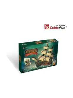 CUBIC FUN CUBICFUN 3D palapeli Espanjan sotalaiva The San Felipe^ Pelit