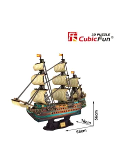 CUBIC FUN CUBICFUN 3D palapeli Espanjan sotalaiva The San Felipe^ Pelit