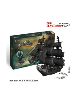 CUBIC FUN CUBICFUN 3D palapeli Laiva Queen Ann´s Revenge^ Pelit
