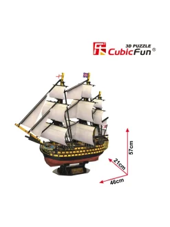 CUBIC FUN CUBICFUN 3D palapeli Purjealus Victoria^ Pelit