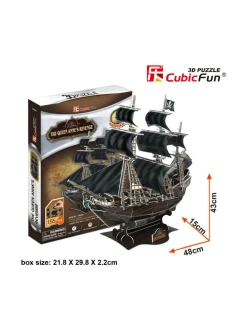 CUBIC FUN CUBICFUN 3D Palapeli The Queen Anne´s Revenge^ Pelit
