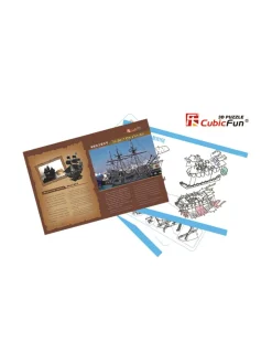 CUBIC FUN CUBICFUN 3D Palapeli The Queen Anne´s Revenge^ Pelit