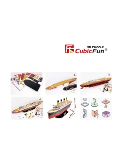 Pelit<CUBIC FUN CUBICFUN 3D palapeli Titanic suuri