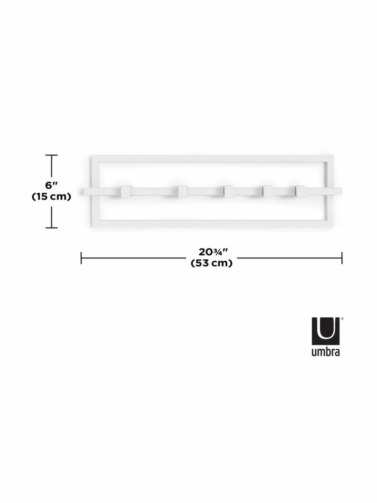Naulakot & Koukut<Umbra Cubiko 5 Hook -naulakko WHITE