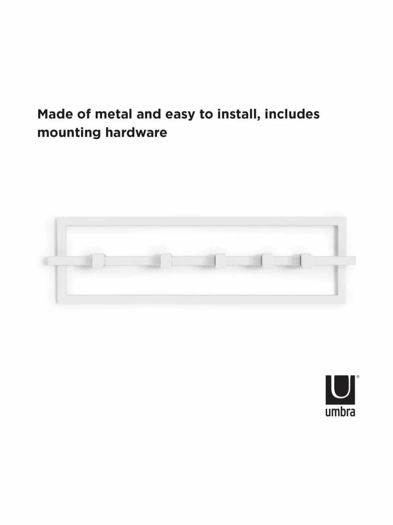 Naulakot & Koukut<Umbra Cubiko 5 Hook -naulakko WHITE