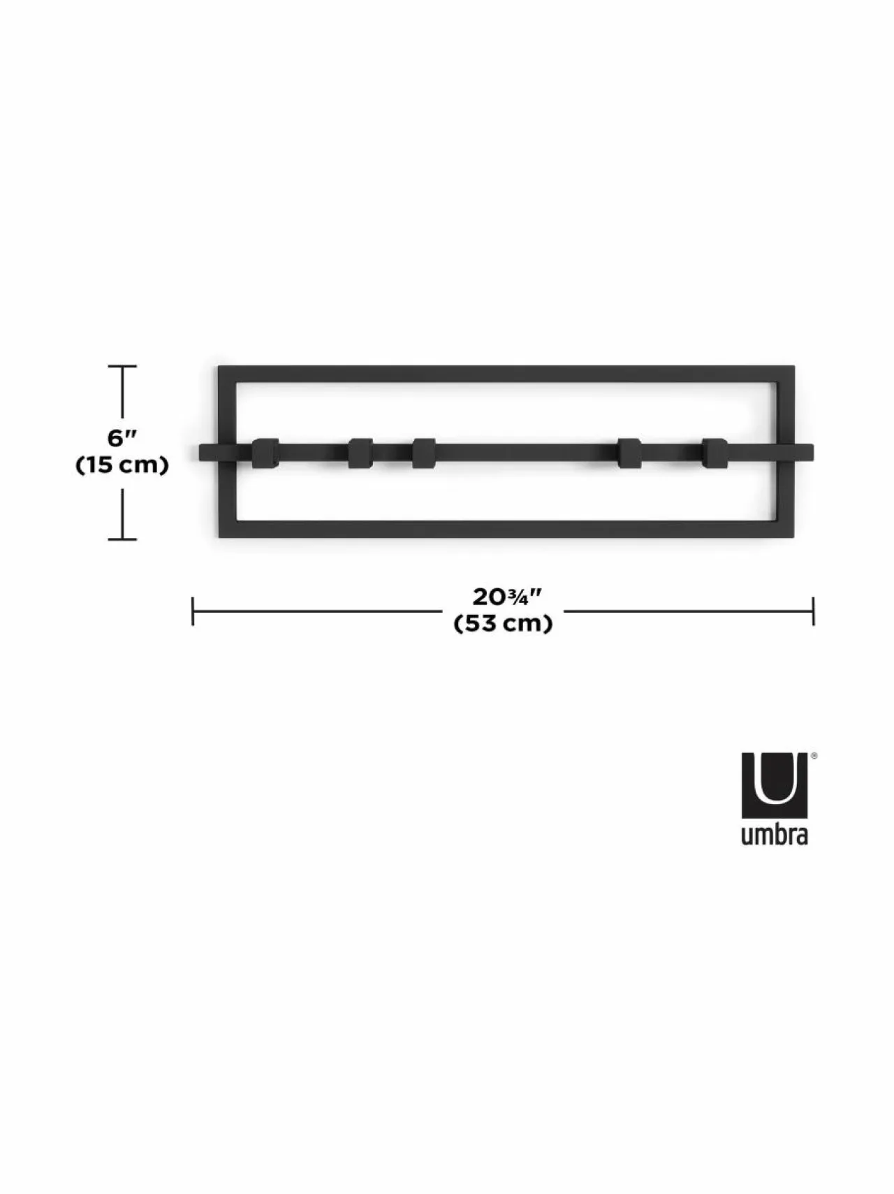 Naulakot & Koukut<Umbra Cubiko 5 Hook -naulakko BLACK