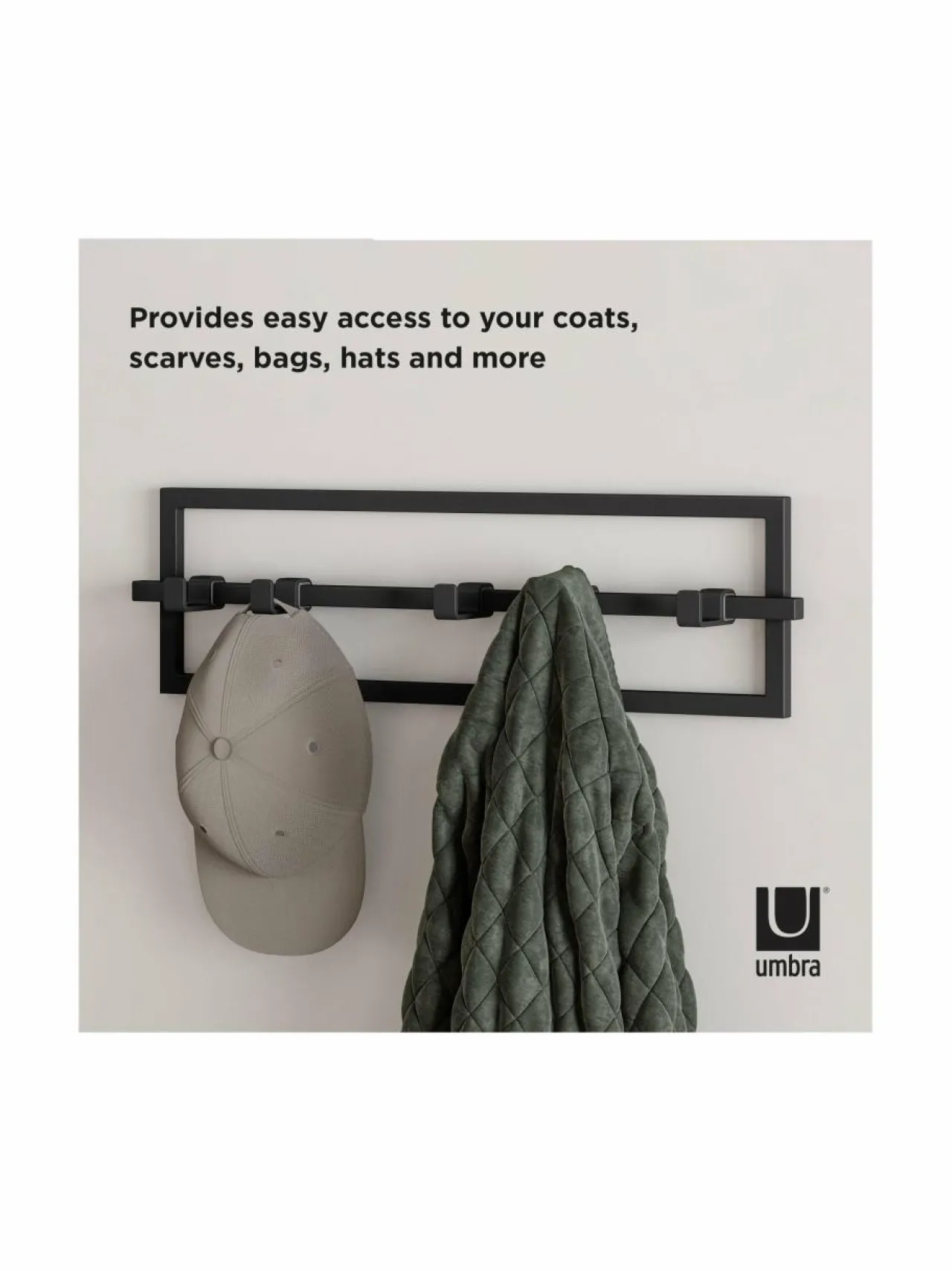 Naulakot & Koukut<Umbra Cubiko 5 Hook -naulakko BLACK