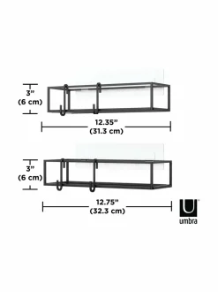 Umbra Cubiko-suihkuteline 2 kpl^ Säilytys