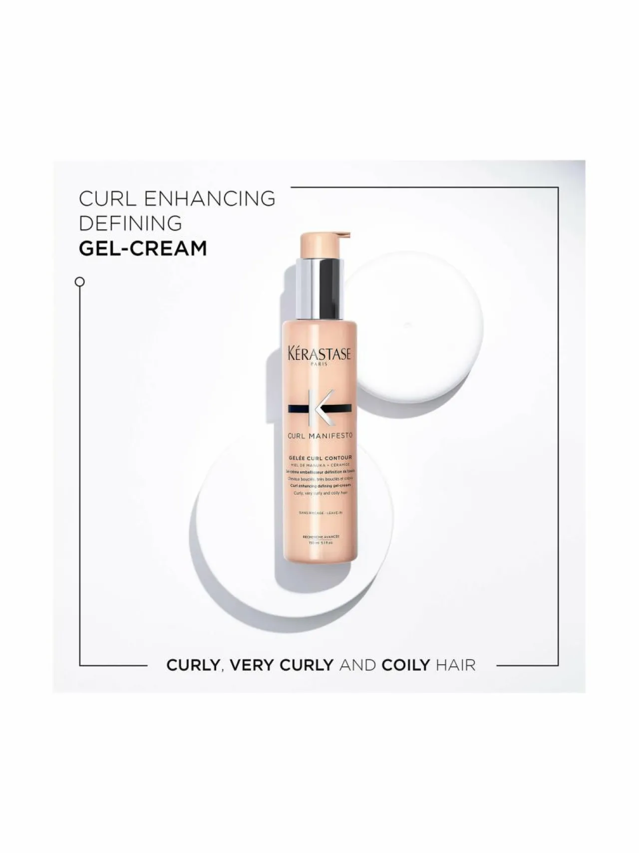 Hiustenhoitotuotteet<Kerastase Curl Manifesto Gelée Curl Contour Leave In -hiuksiin jätettävä voide 150 ml