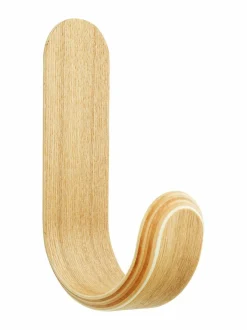 Naulakot & Koukut<Normann Copenhagen Curve-koukku ASH (VAALEA PUU)