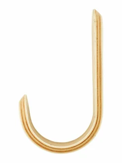 Naulakot & Koukut<Normann Copenhagen Curve-koukku ASH (VAALEA PUU)
