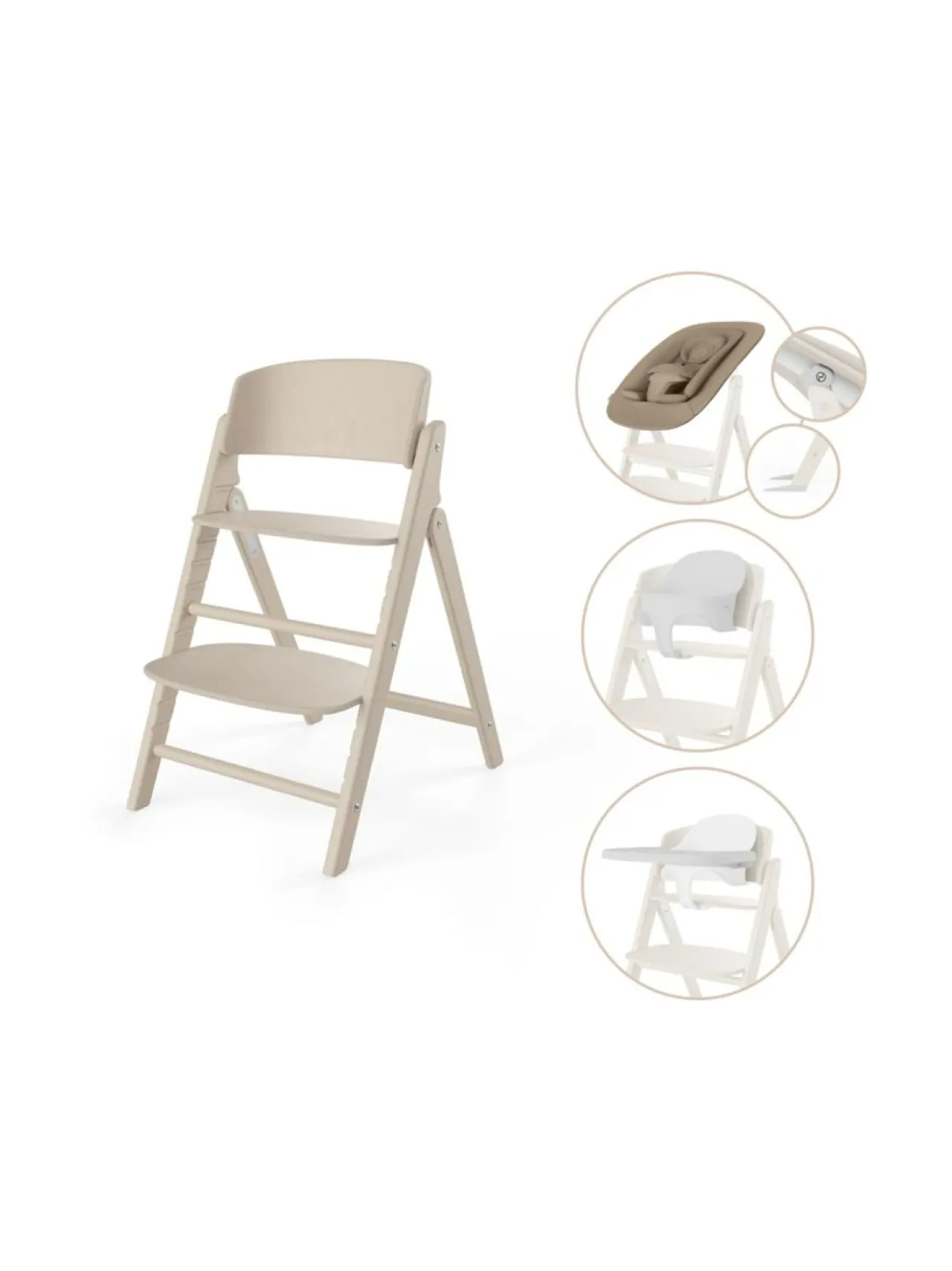 CYBEX Click & Fold 4in1 set syöttötuoli^ Syöttötuolit
