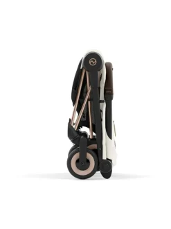 Lastenvaunut & -Rattaat<CYBEX Coya matkarattaat ja sadesuoja (Matte Black) LEAF GREEN