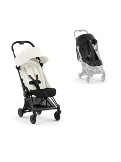 CYBEX Coya matkarattaat ja sadesuoja (Matte Black)^ Lastenvaunut & -Rattaat