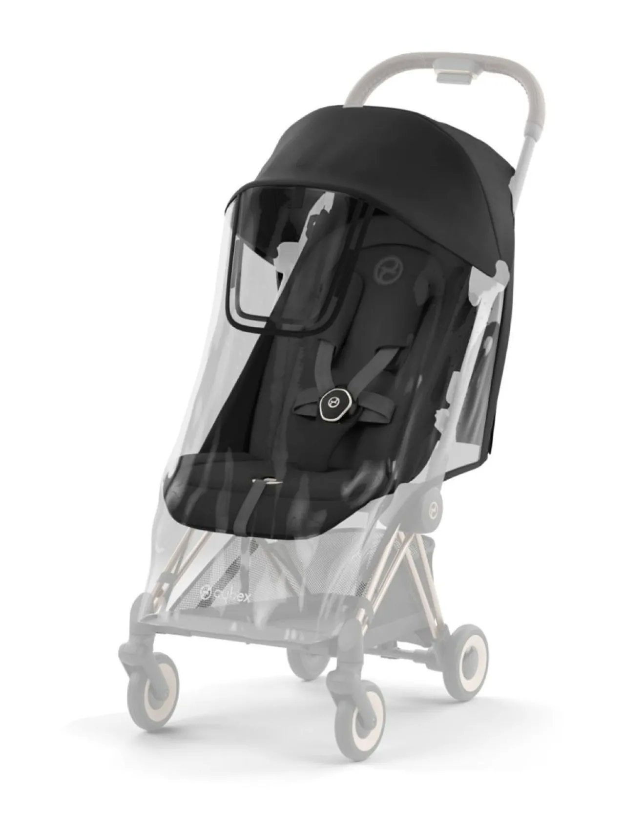 CYBEX Coya matkarattaat ja sadesuoja (Matte Black)^ Lastenvaunut & -Rattaat