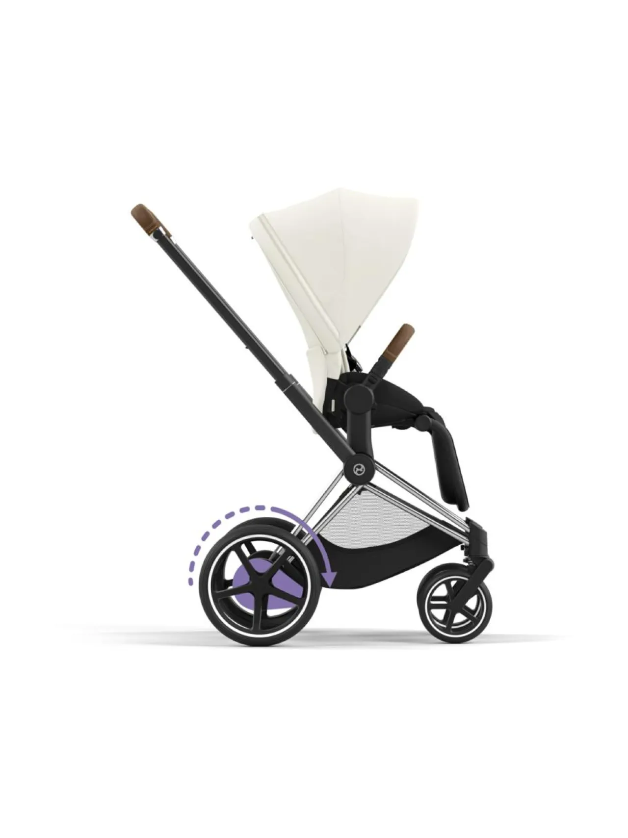 CYBEX ePriam rattaat (Chrome/Brown)^ Lastenvaunut & -Rattaat