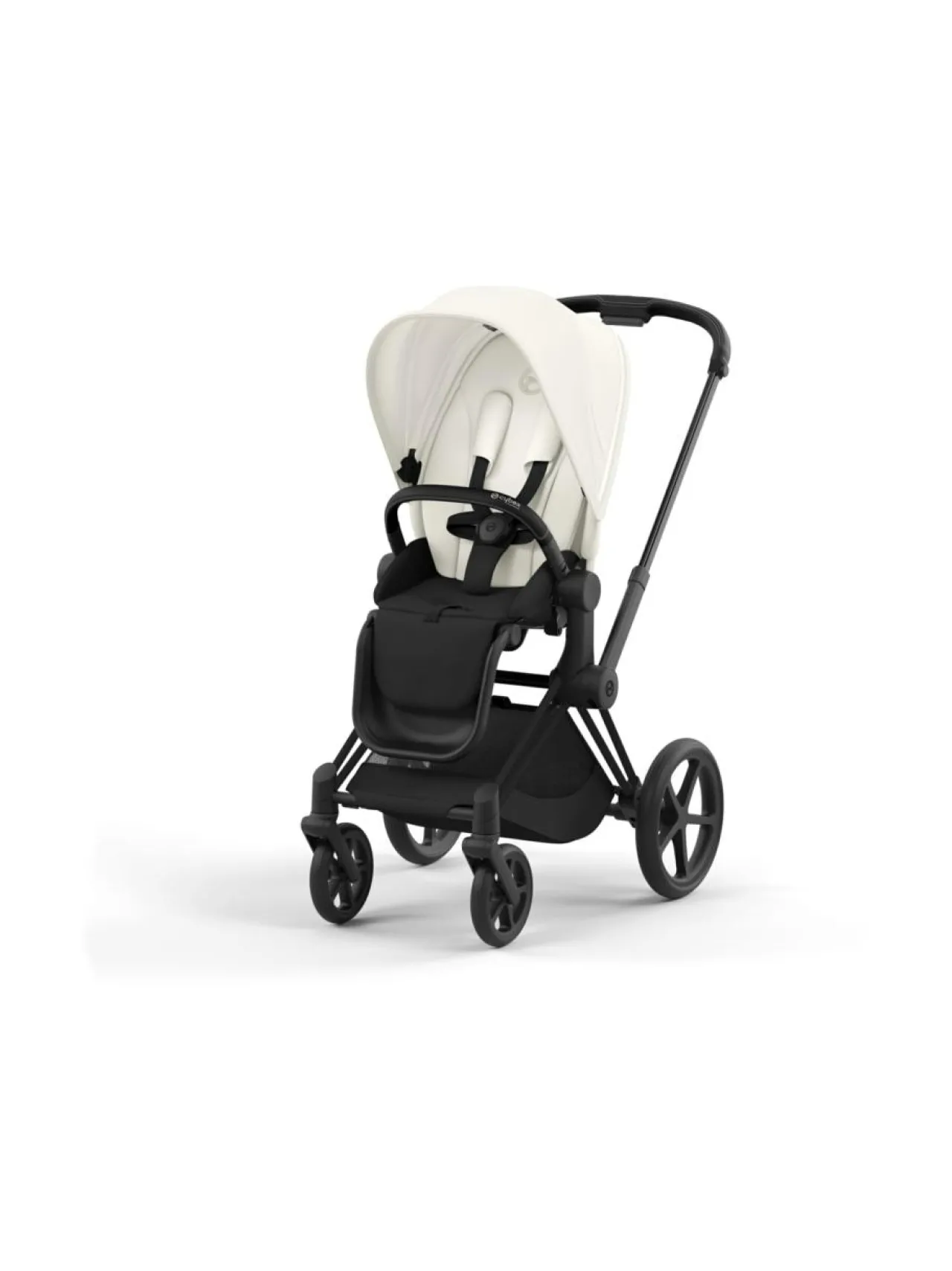 Lastenvaunut & -Rattaat<CYBEX Priam 4 rattaat (Matte/Black) OFF WHITE
