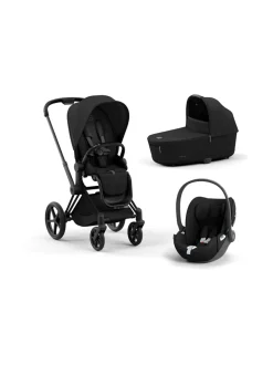 CYBEX Priam 4 yhdistelmävaunut ja turvakaukalo (Matte/Black)^ Lastenvaunut & -Rattaat