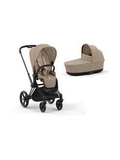 Lastenvaunut & -Rattaat<CYBEX Priam 4 yhdistelmävaunut (Matte/Black) COZY BEIGE
