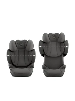 Turvaistuimet<CYBEX Solution T i-Fix turvavyöistuin ja kesäpäällinen PLUS MIRAGE GREY
