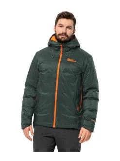Urheilutakit<Jack Wolfskin CYROX 2L DOWN JKT M BLACK OLIVE