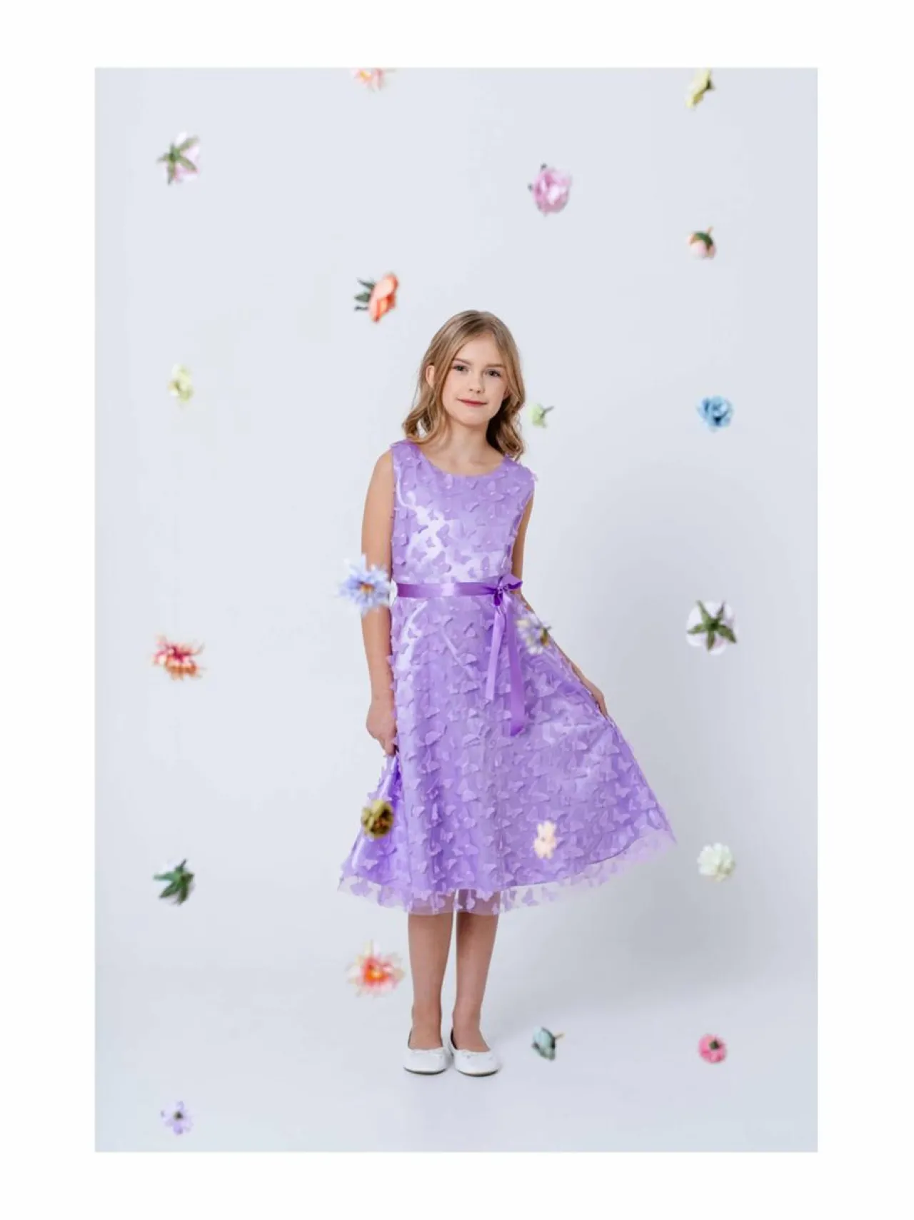 Mekot & Hameet|Mekot & Hameet<MINGNELIN 3D Butterfly -mekko 090 LILAC