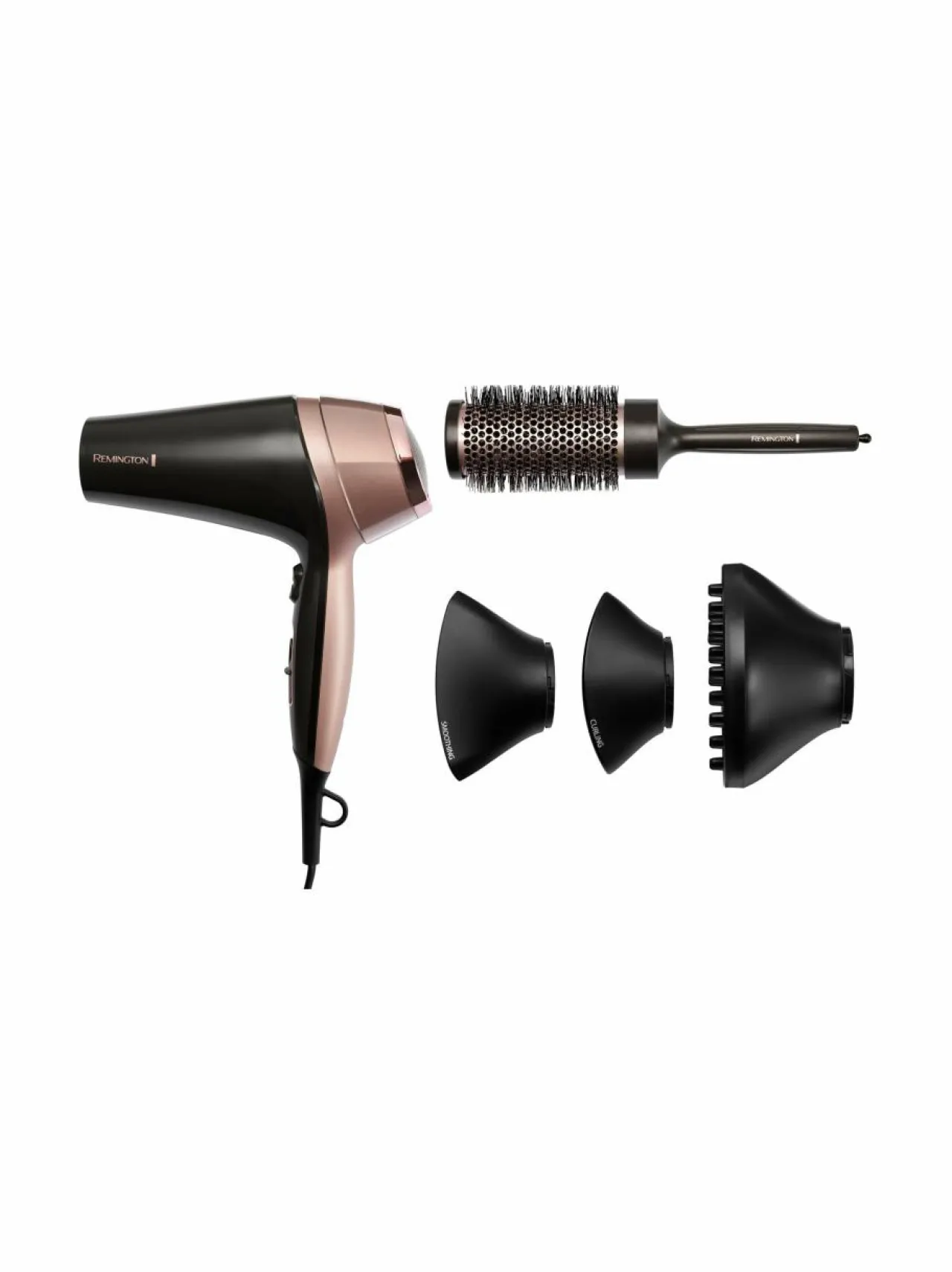 Hiustenhoitolaitteet|Hiustenhoito<Remington D5706 Curl & Straight -hiustenkuivaaja BLACK