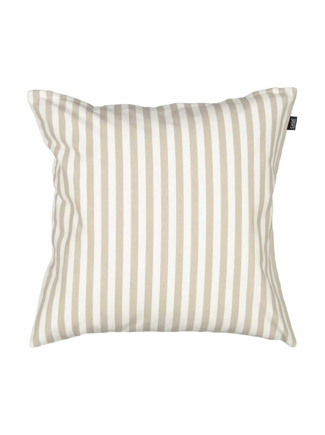 Sisustustyynyt<Casa Stockmann Daily-tyynynpäällinen 50 x 50 cm SANDSTONE/SOFT WHITE STRIPED