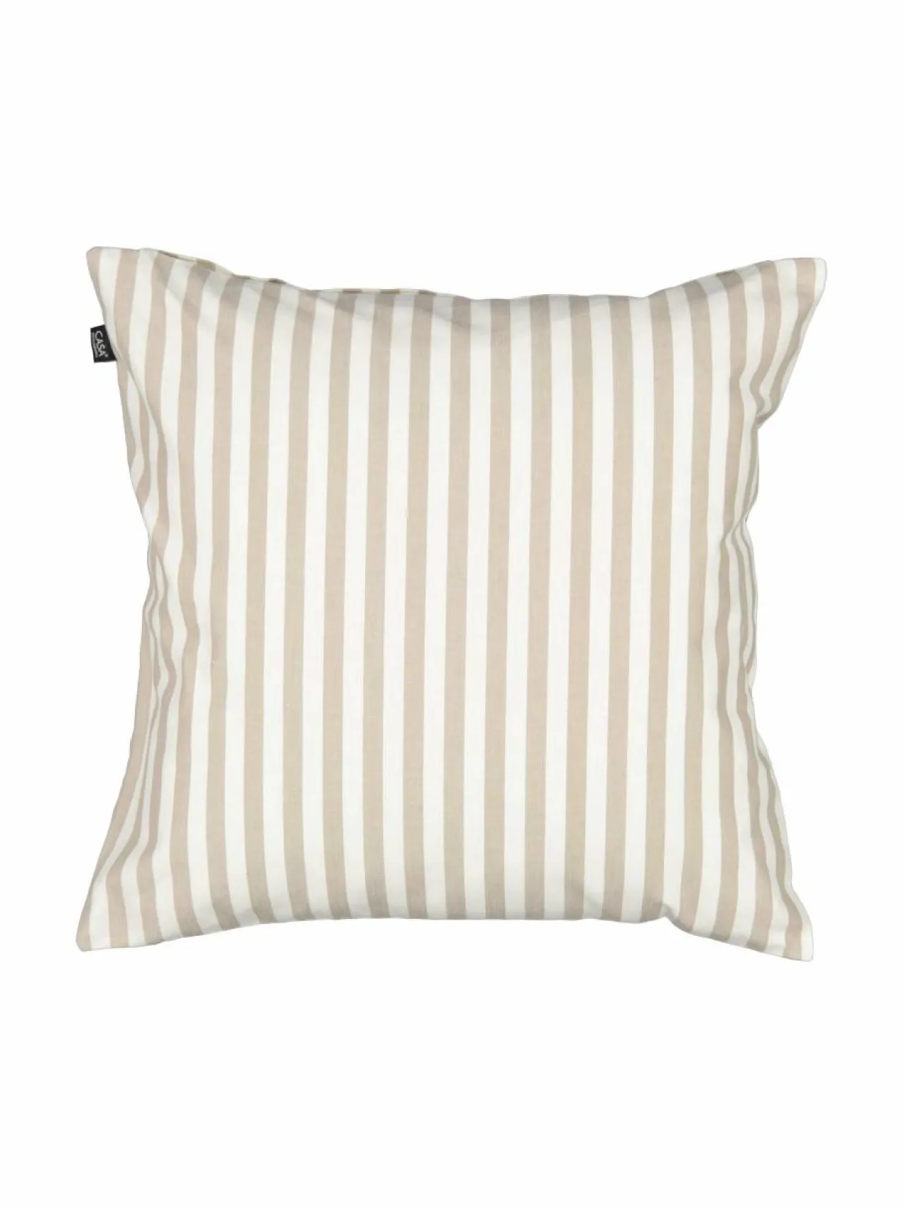 Sisustustyynyt<Casa Stockmann Daily-tyynynpäällinen 50 x 50 cm SANDSTONE/SOFT WHITE STRIPED
