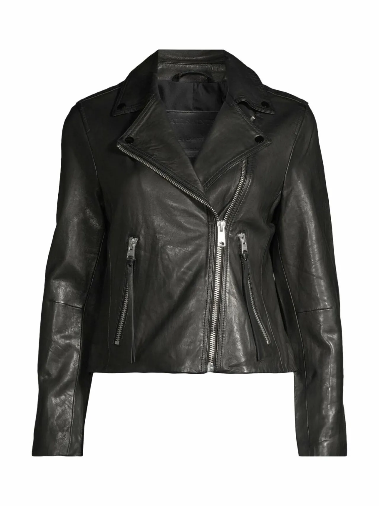Takit<All Saints Dalby Biker -nahkatakki BLACK