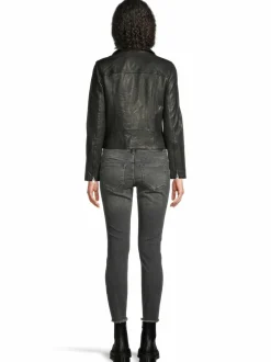 Takit<All Saints Dalby Biker -nahkatakki BLACK