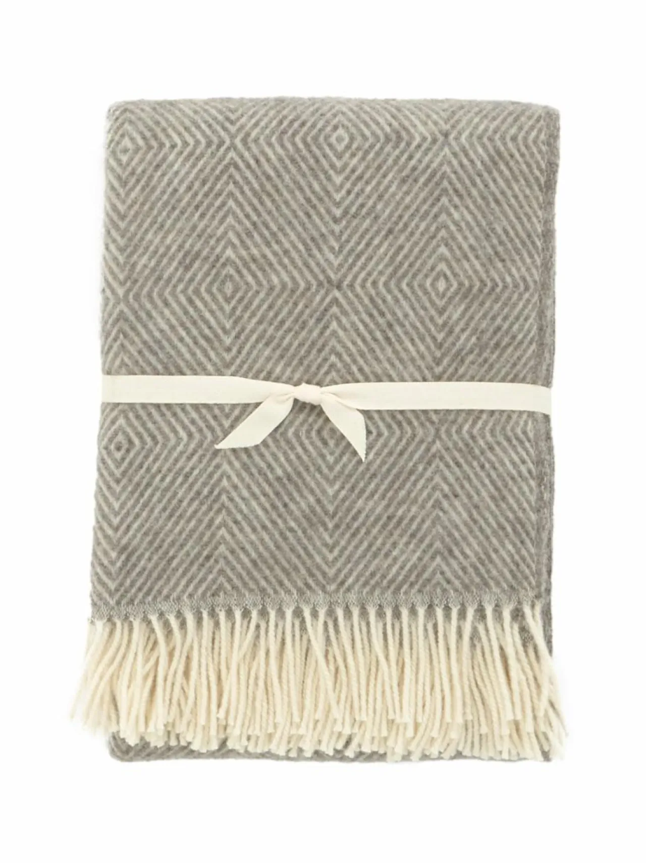 Huovat & Päiväpeitot<Casa Stockmann Danaja-villahuopa 130 x 200 cm NATURAL WHITE/GREY 0109