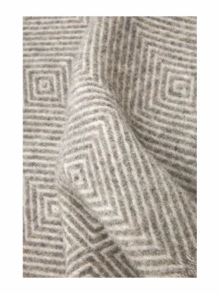 Huovat & Päiväpeitot<Casa Stockmann Danaja-villahuopa 130 x 200 cm NATURAL WHITE/GREY 0109
