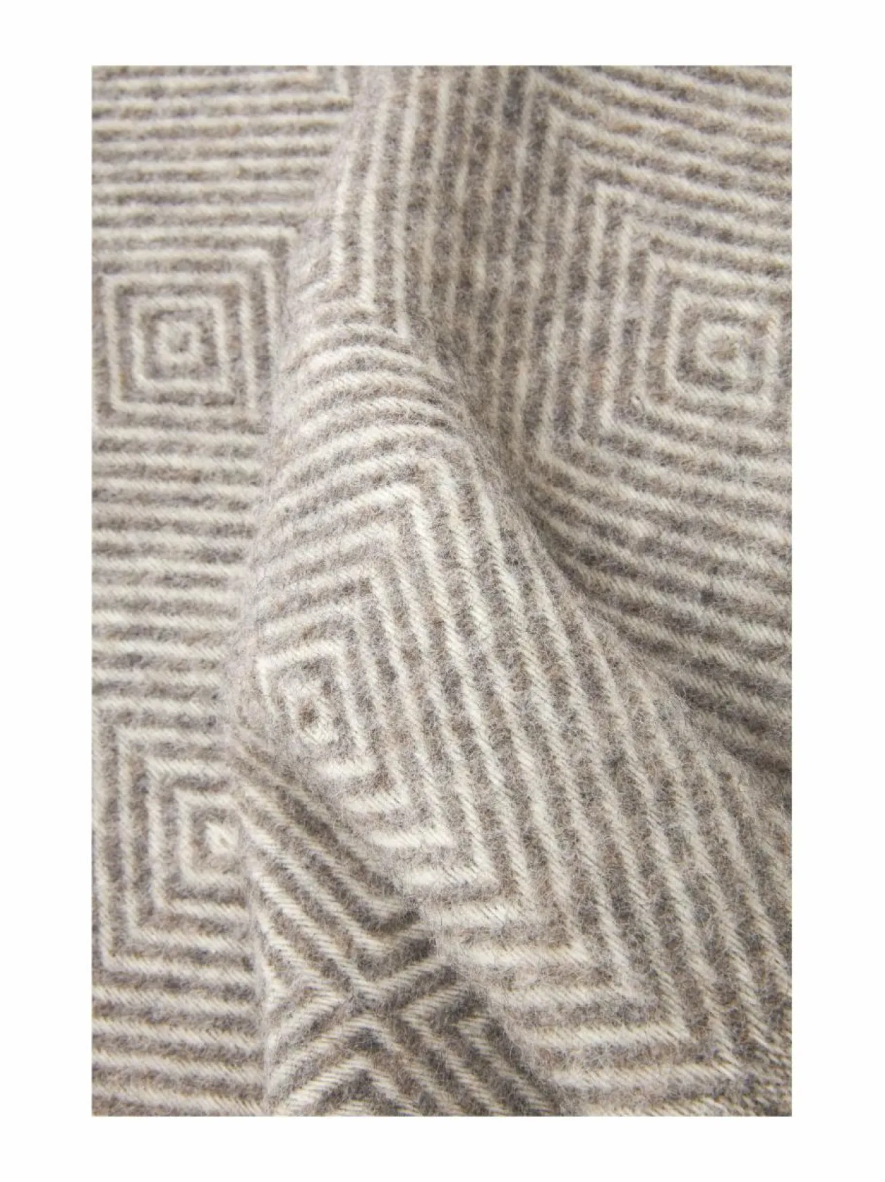 Huovat & Päiväpeitot<Casa Stockmann Danaja-villahuopa 130 x 200 cm NATURAL WHITE/GREY 0109