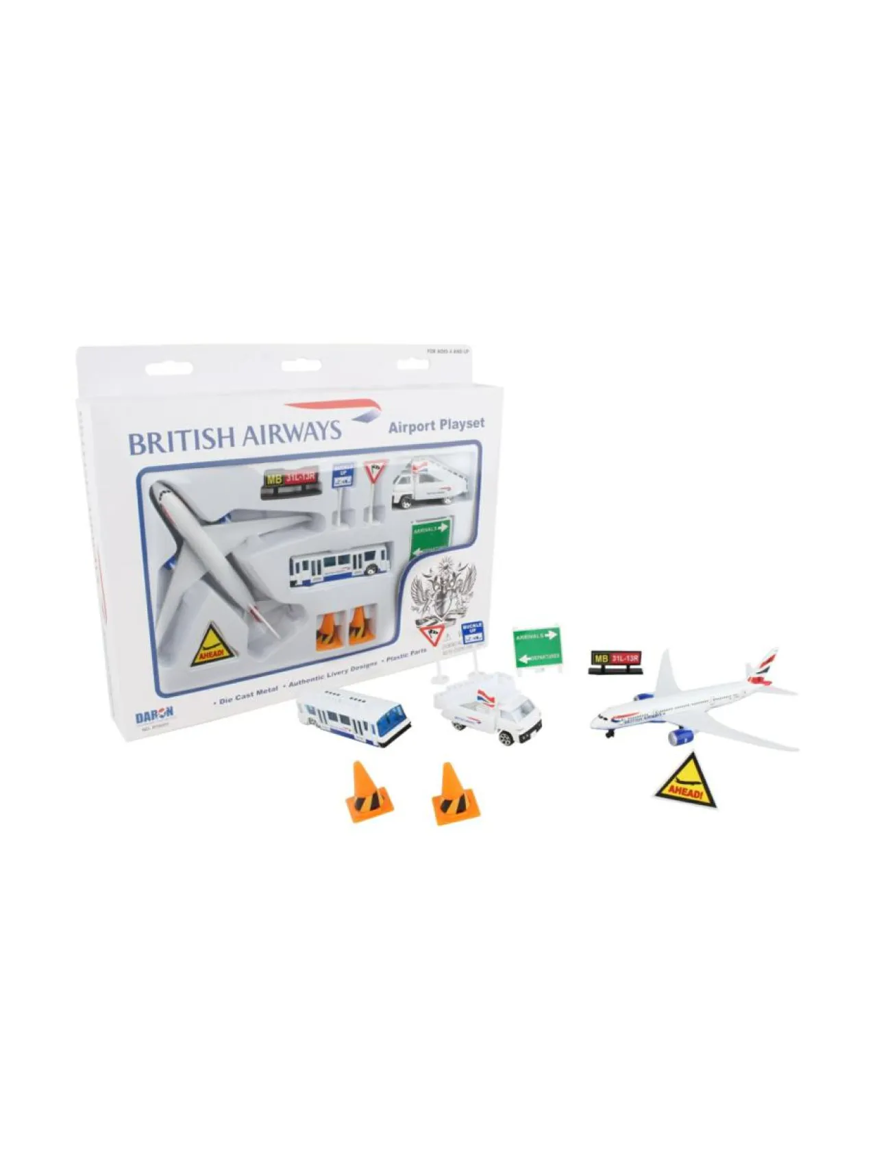 Autot Ja Muut Ajoneuvot<Daron British Airways Lentokenttä-leikkisetti