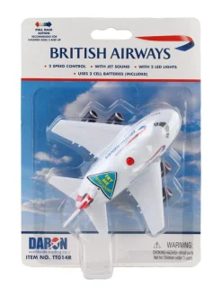 Autot Ja Muut Ajoneuvot<Daron British Airways-lentokone valoilla ja äänillä, 13 cm