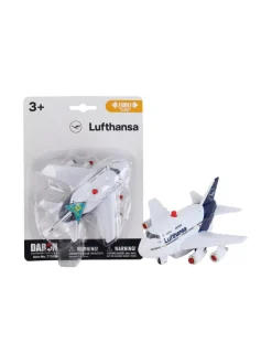 Autot Ja Muut Ajoneuvot<Daron Lufthansa-lentokone valoilla ja äänillä, 13 cm