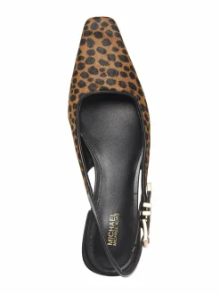 Kävelykengät & Loaferit<Michael Michael Kors Darrington Sling Flat -nahkakengät 293 HUSK MULTI
