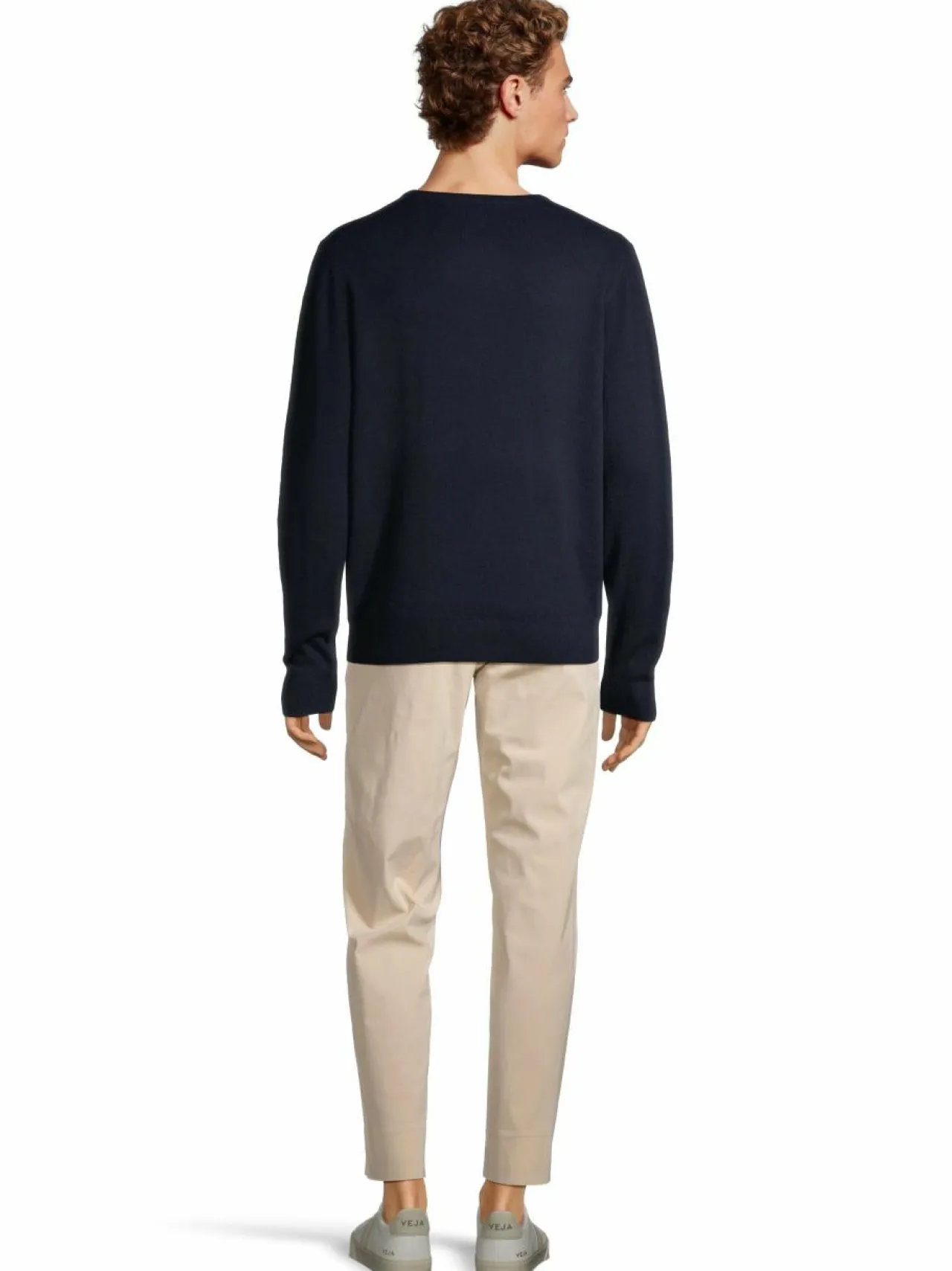 Neuleet<CONSTRUE Dash V-neck -kashmirneule NAVY