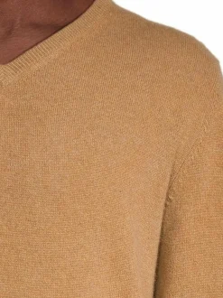 Neuleet<CONSTRUE Dash V-neck -kashmirneule BROWN B