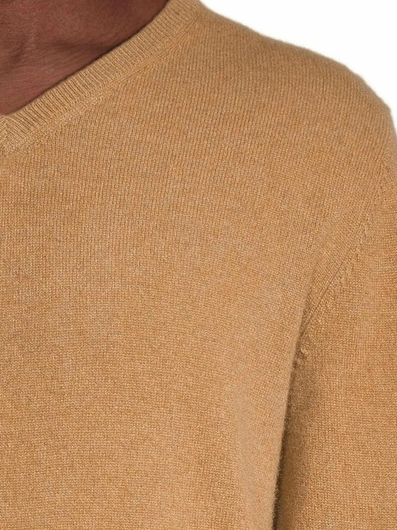 Neuleet<CONSTRUE Dash V-neck -kashmirneule BROWN B