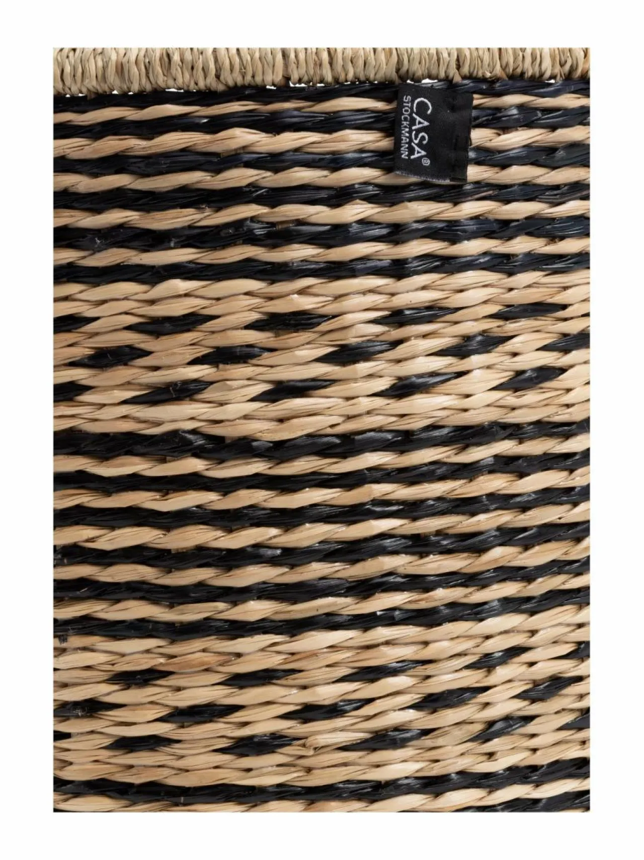 Säilytys<Casa Stockmann Day L -meriruohokori kahvoilla NATURAL/BLACK