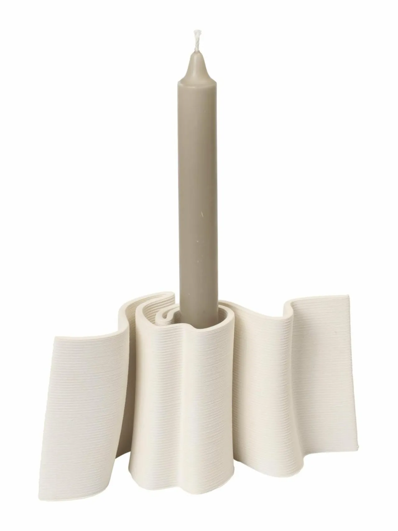 Kynttilät & Lyhdyt<Ferm Living Dedali-kynttilänjalka OFF-WHITE