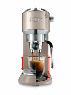 Delonghi Dedica Arte -espressokeitin^ Kahvin- & Vedenkeittimet