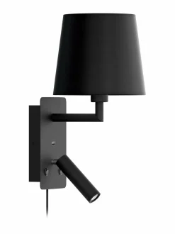 Seinävalaisimet<Design by Grönlund Denver USB -seinävalaisin BLACK