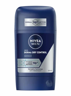 Deodorantit<NIVEA MEN Derma Dry Control Maximum Stick -antiperspirantti, 50ml