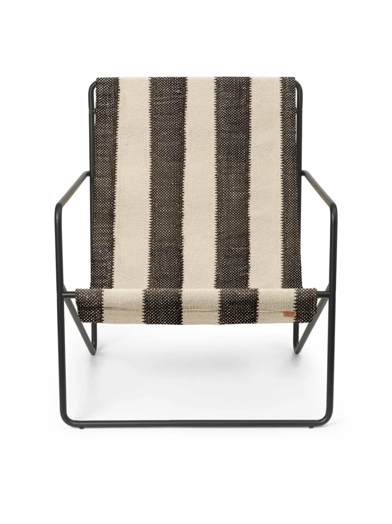 Puutarhakalusteet & Pehmusteet<Ferm Living Desert Lounge -tuoli BLACK/OFF-WHITE/CHOCOLATE