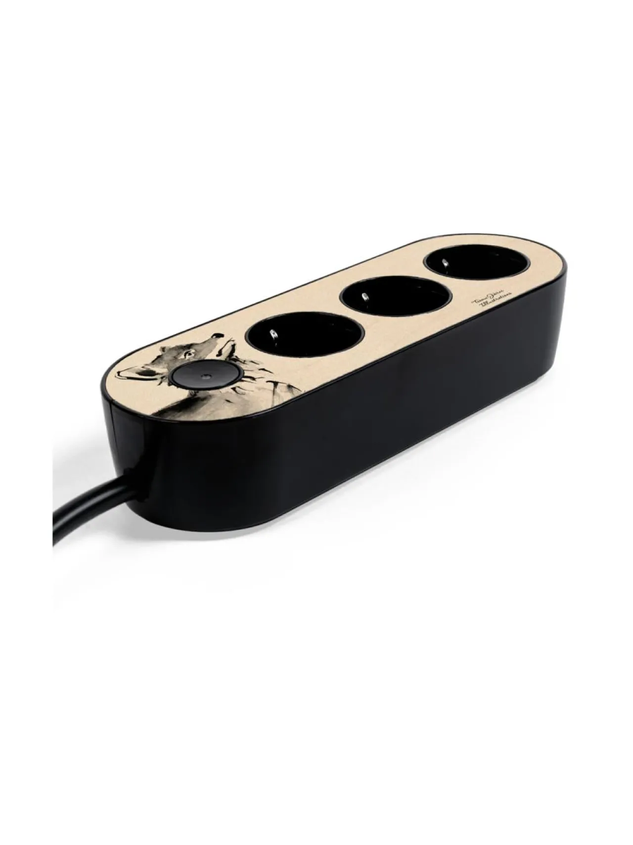 Turvatuotteet<MyNolla Design Jatkojohto, 2m - Teemu Järvi (Ketunpoika) BLACK